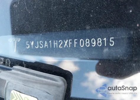 2015 Tesla Model S 70D/85D/P85D from USA, damaged, VIN 5YJSA1H2XFF089815